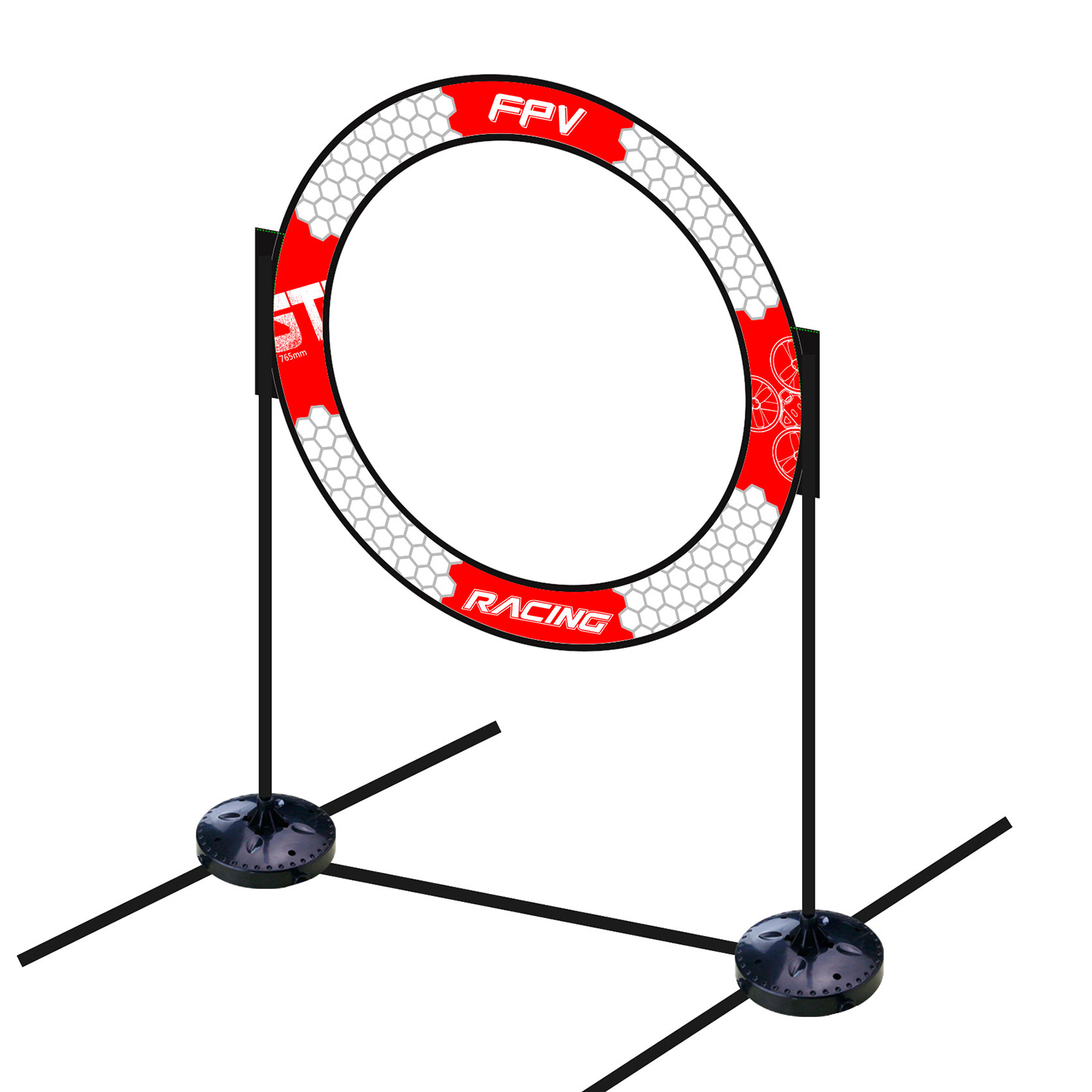 765mm Circular Drone FPV Racin - Drone Racing Flag のレビューと価格