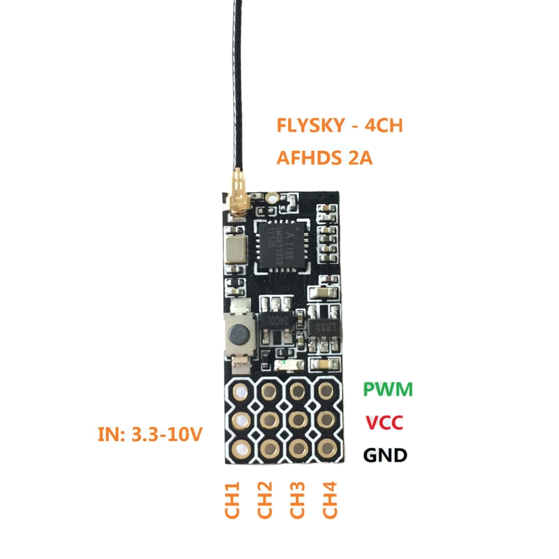 Flysky FS2A Mini Receiver 4CH  - Drone Racing Receiver のレビューと価格