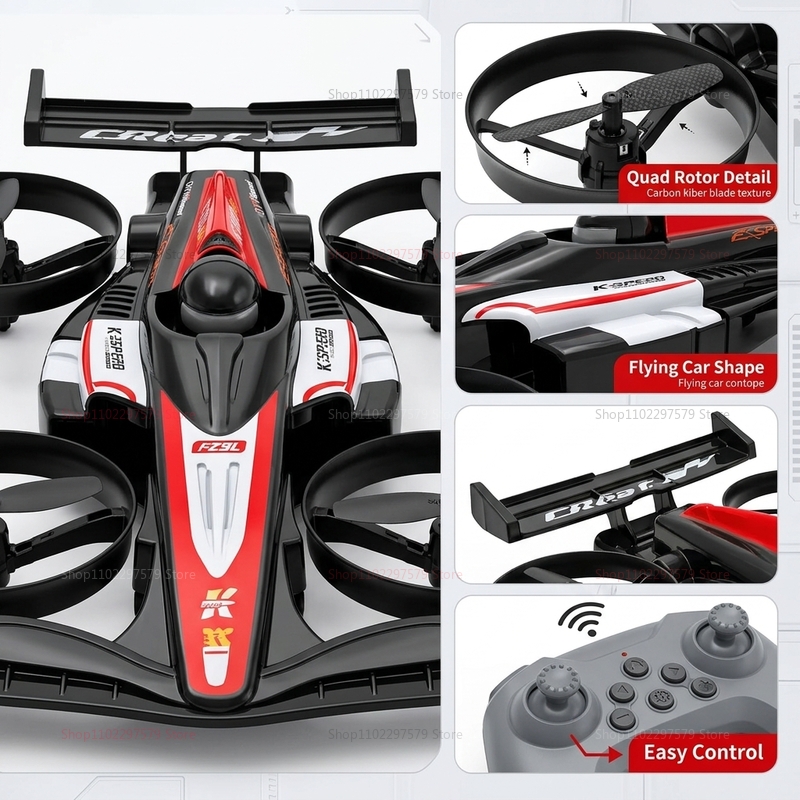 Mini RC Flying Car Transformab - Drone Racing Flight Controller のレビューと価格
