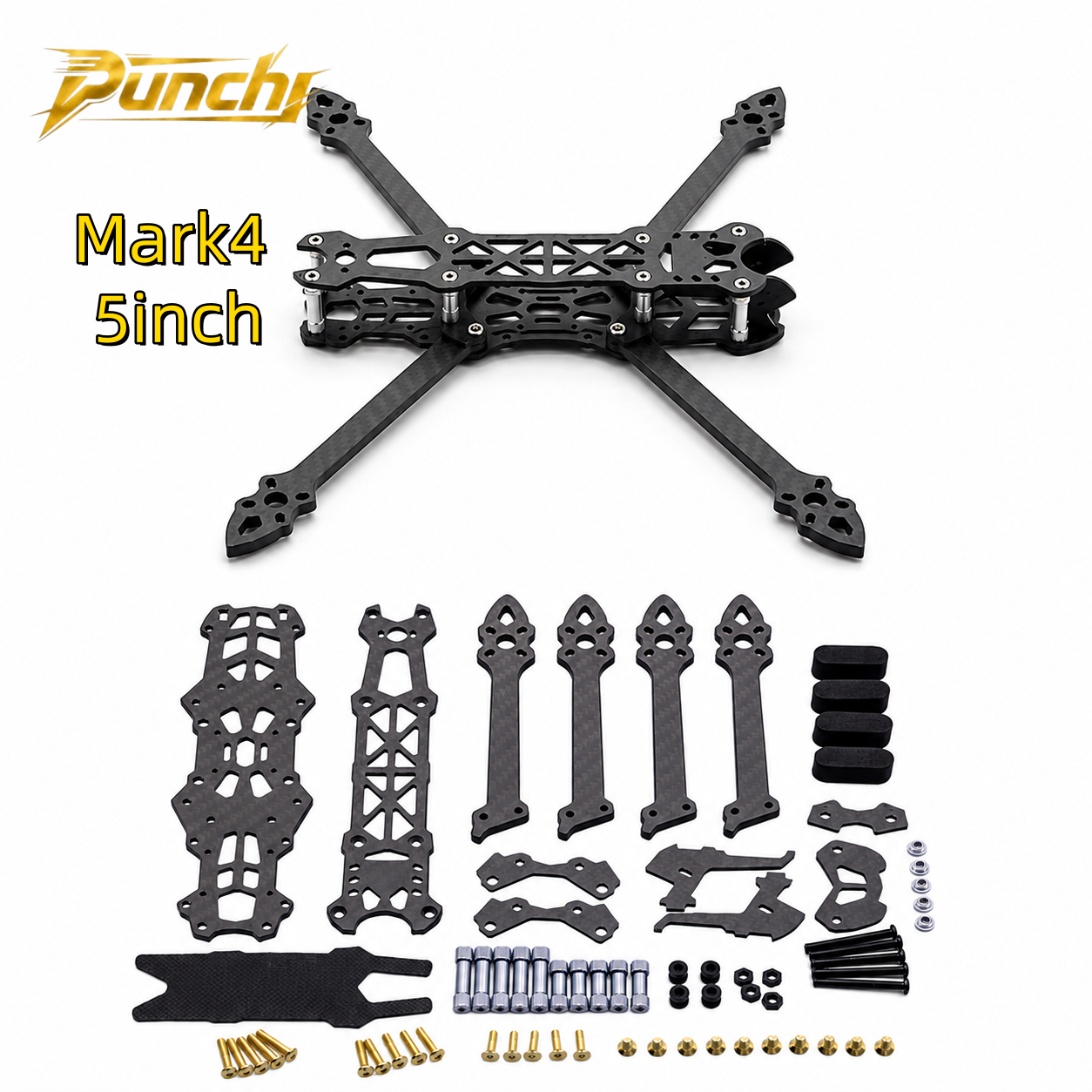 Mark4 5inch FPV Carbon Fiber F - Drone Racing Frame のレビューと価格