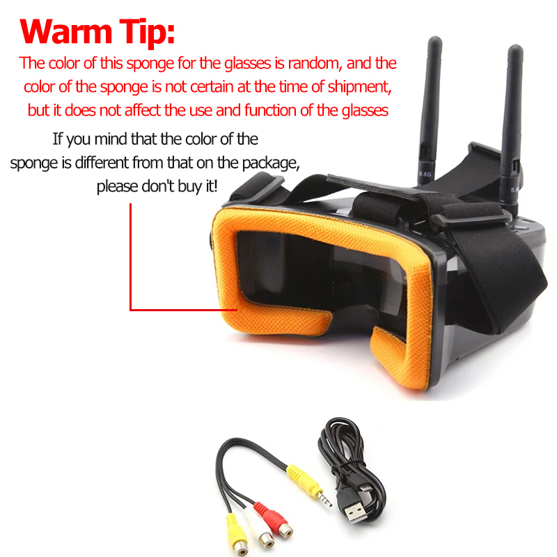 VR009 FPV Video Goggles 3Inch  - Drone Racing Goggles のレビューと価格